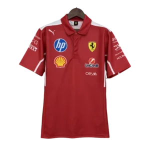 Camisa Polo Fórmula 1 (F1) 2025 Scuderia Ferrari