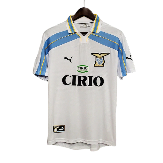 Camisa Retrô Lazio 1998-2000 - Puma Masculina - Branca01