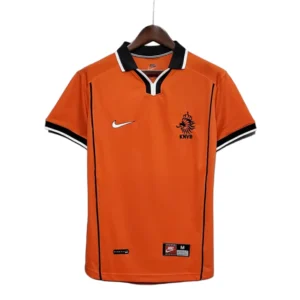 Camisa Retrô Seleção da Holanda I 1998 - Masculina Nike - Laranja