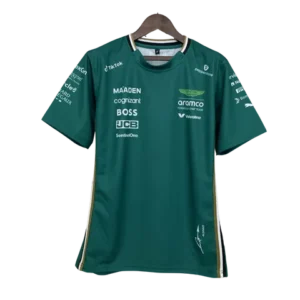 Camisa gola careca Fórmula 1 (F1) 2025 Scuderia Aston Martin
