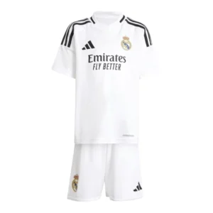 Kit Infantil Real Madrid I 24/25 - Adidas - Branco