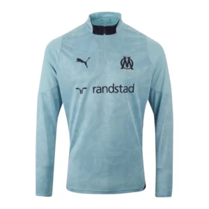 Camisa Olympique Marseille 25/26 manga longa - Torcedor Puma Masculina - Azul