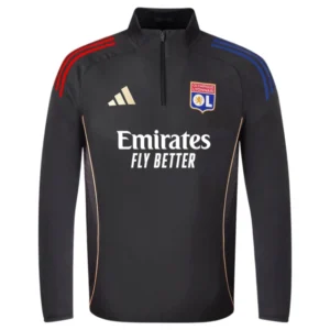 Camisa Lyon 25/26 manga longa - Torcedor Adidas Masculina - Preta