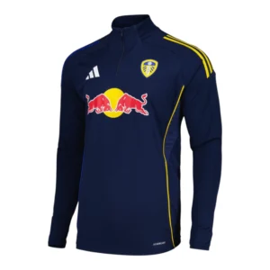Camisa Leeds Treino 25/26 manga longa - Torcedor Adidas Masculina - Azul
