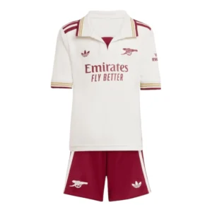 Kit Infantil Arsenal III 25/26 - Adidas - Branco