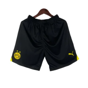 Shorts Borussia Dortmund 23/24 - Masculino Puma - Preto com detalhes em amarelo