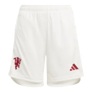 Short Manchester United III 23/24 - Masculino Adidas - Branco