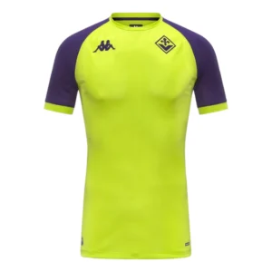 Camisa Fiorentina Treino 25/26 - Torcedor Kappa Masculina - Amarela neon e roxa