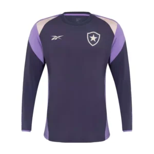 Camisa Botafogo Treino 25/26 manga longa - Torcedor Reebok Masculina - Roxa