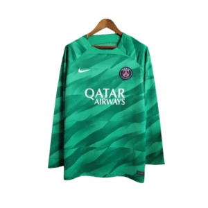 Camisa Paris Saint-Germain Goleiro 23/24 manga longa - Torcedor Nike Masculina - Verde