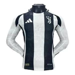 Camisa Juventus I 24/25 manga longa - Jogador Adidas Masculina - Preta e branca