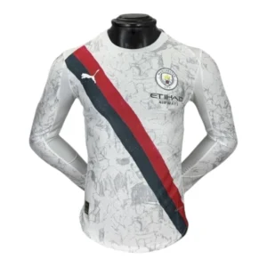 Camisa Manchester City Edição especial Mundial de Clubes I 25/26 manga longa - Jogador Puma Masculina - Branca